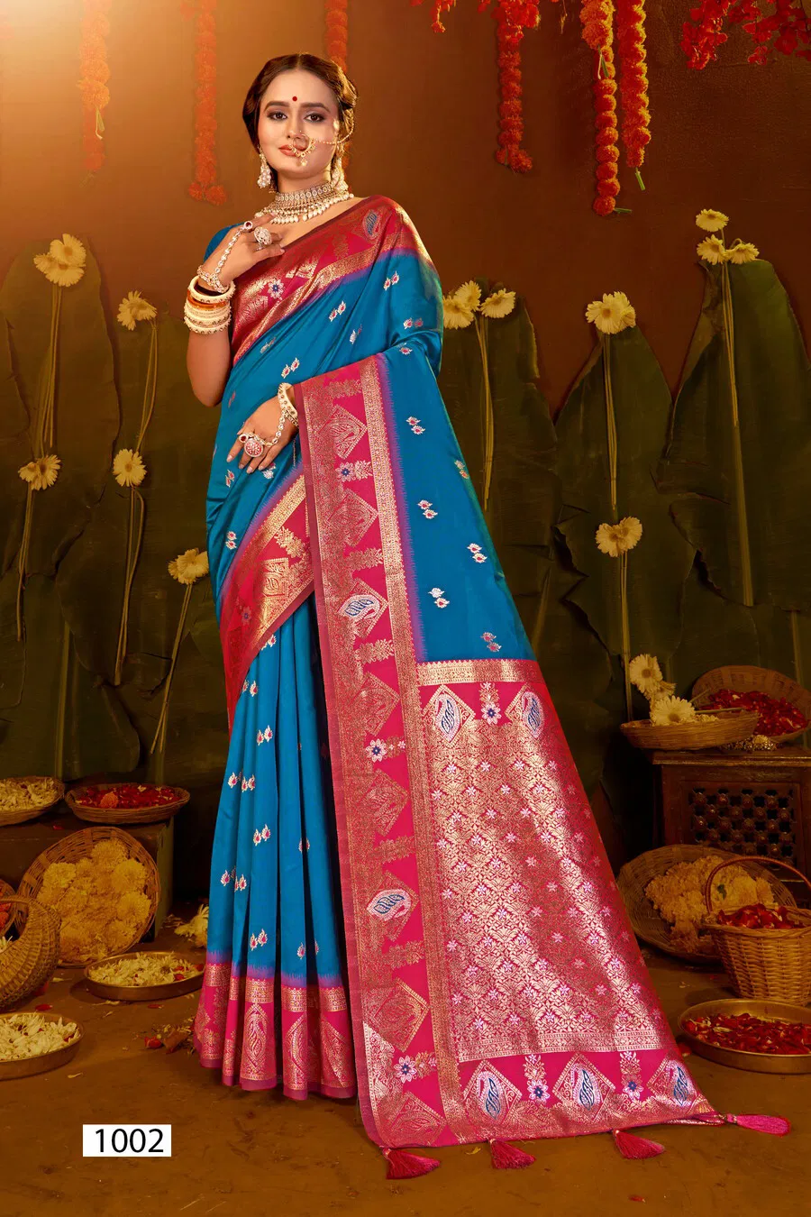 Saroj Ramayan Silk Vol 1 Festive Wear Silk Saree Collection